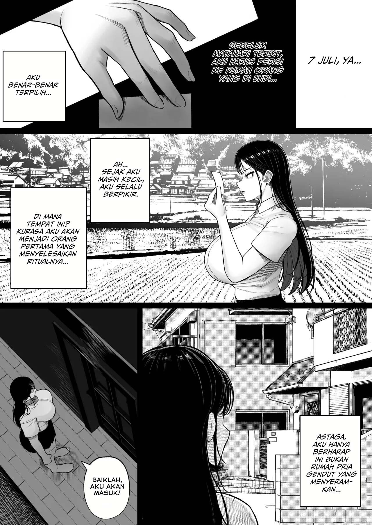 A Story About Fucking a Big-Titted Delinquent Because of Village Traditions: Chapter chapter-1 - Page 8