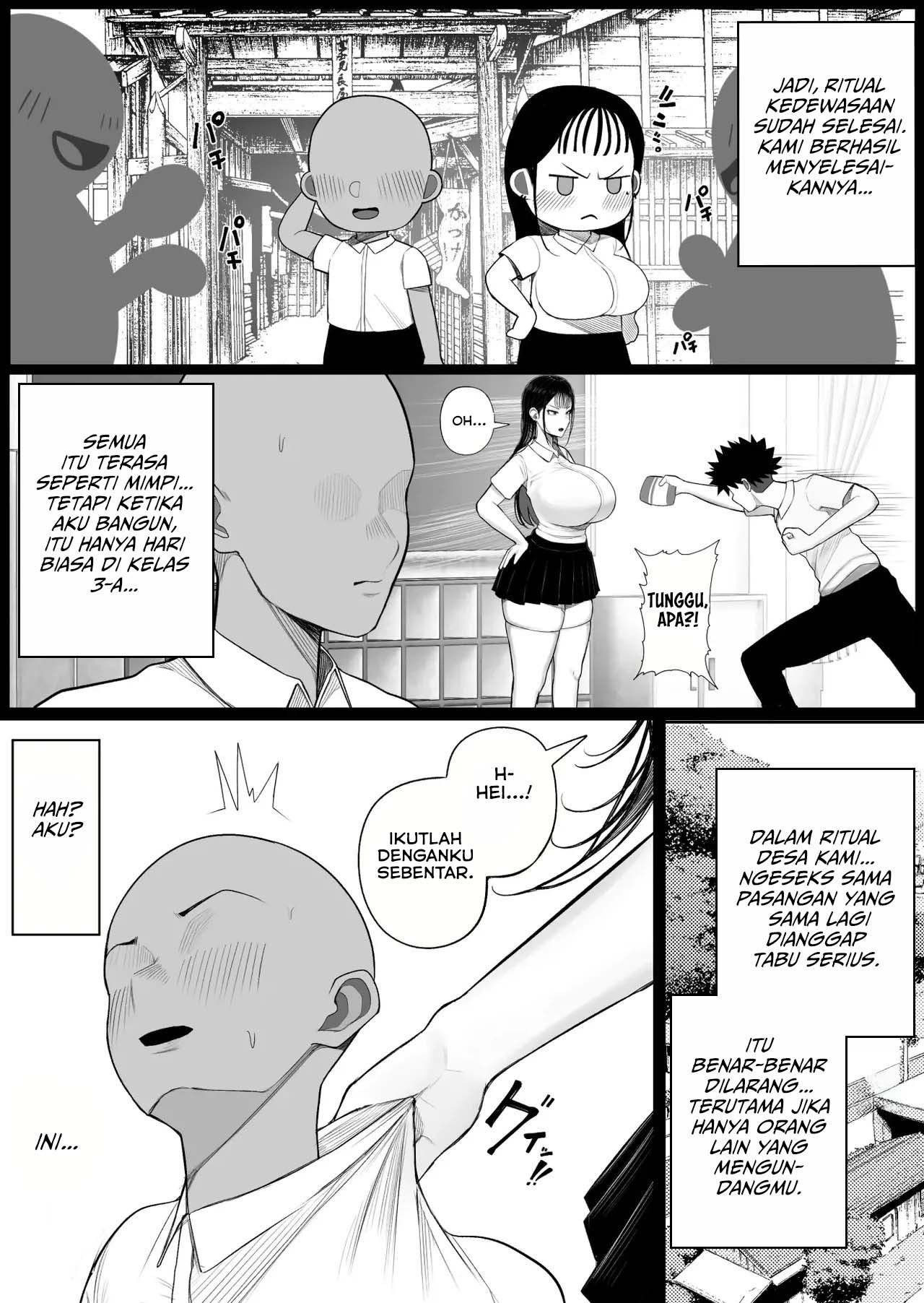 A Story About Fucking a Big-Titted Delinquent Because of Village Traditions: Chapter chapter-1 - Page 40