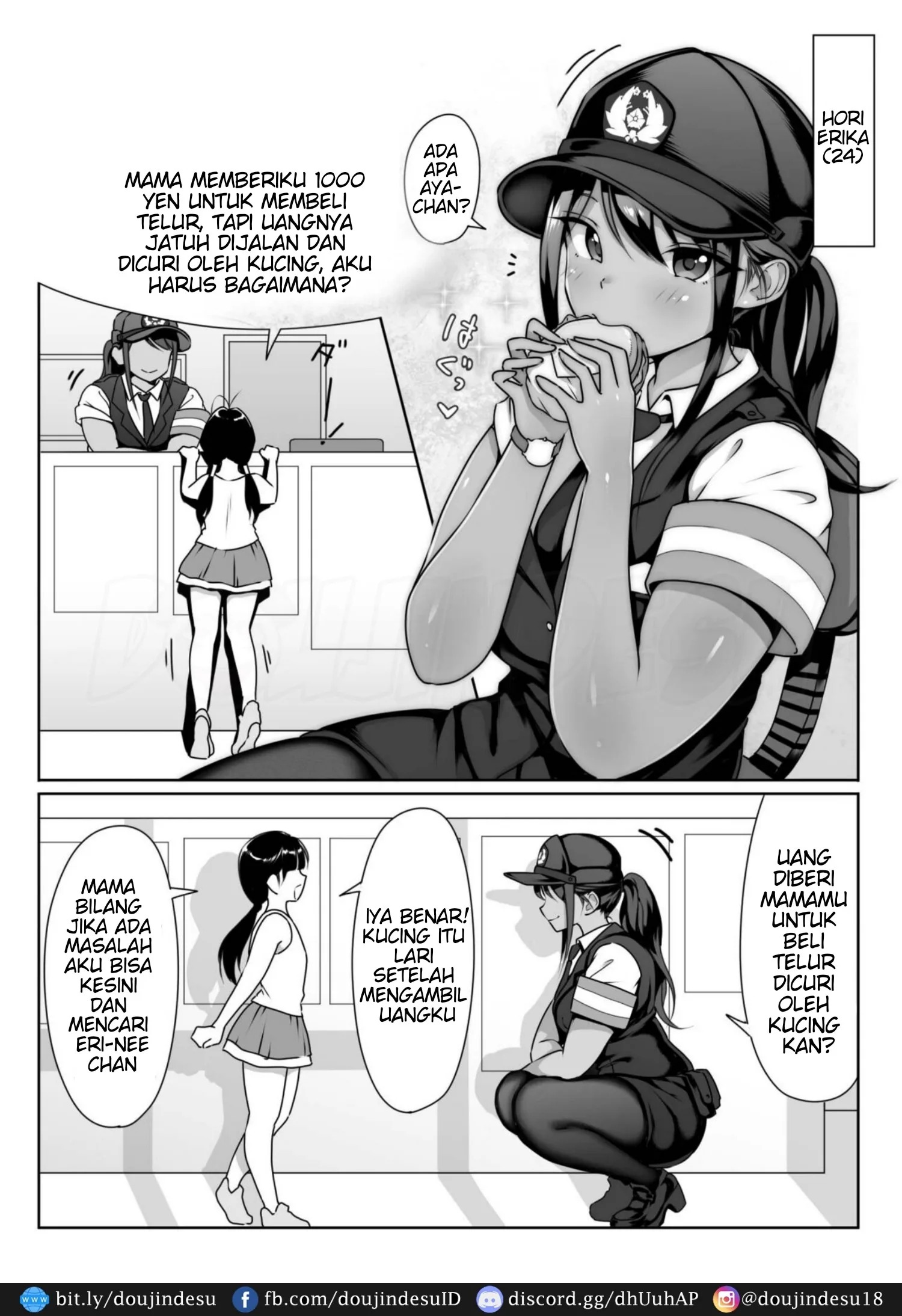Akogare no Boku no Senpai to Kinmuchuu no Kouban de Muremure PanSto Sex Zuke.: Chapter chapter-1 - Page 8