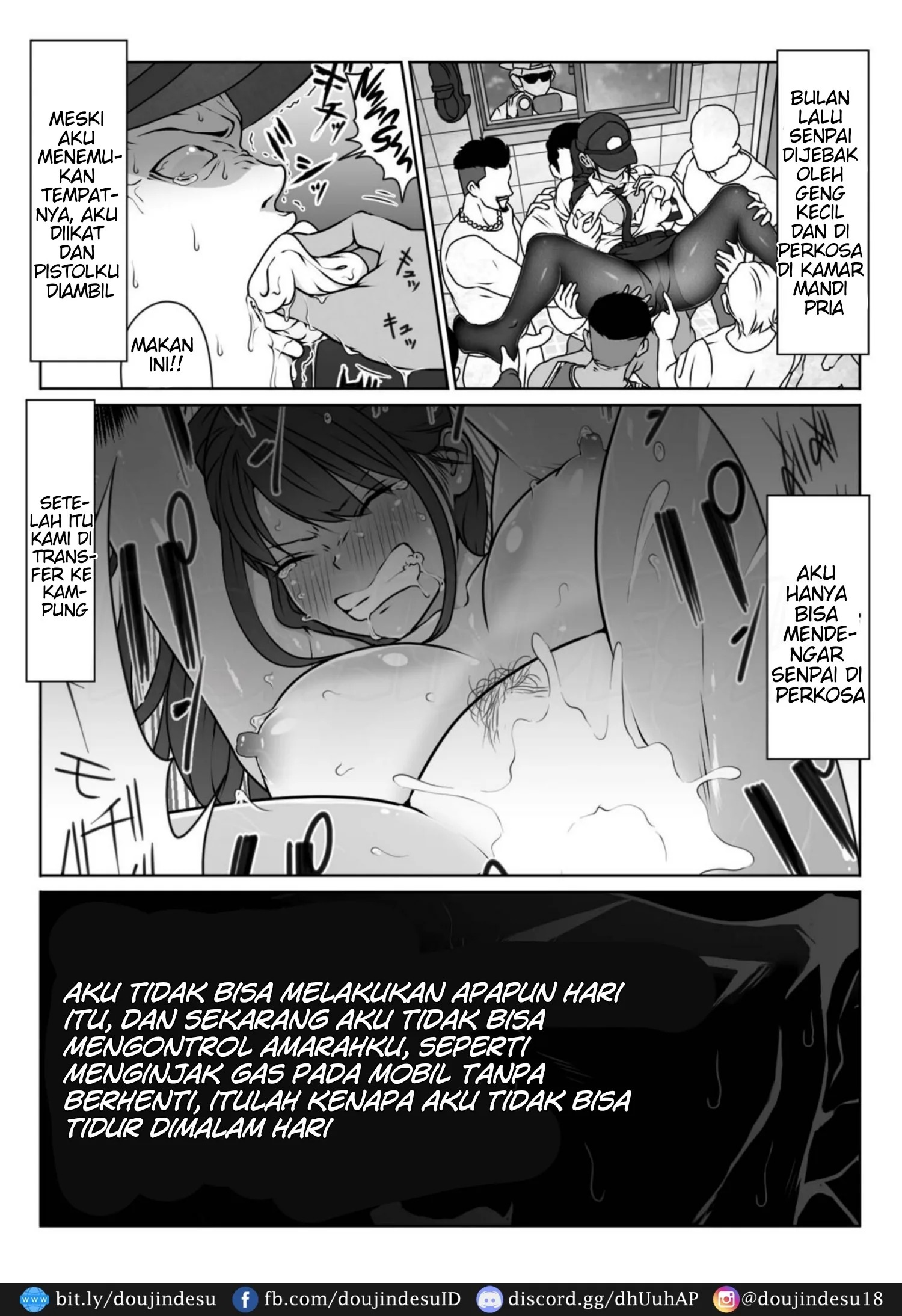Akogare no Boku no Senpai to Kinmuchuu no Kouban de Muremure PanSto Sex Zuke.: Chapter chapter-1 - Page 15