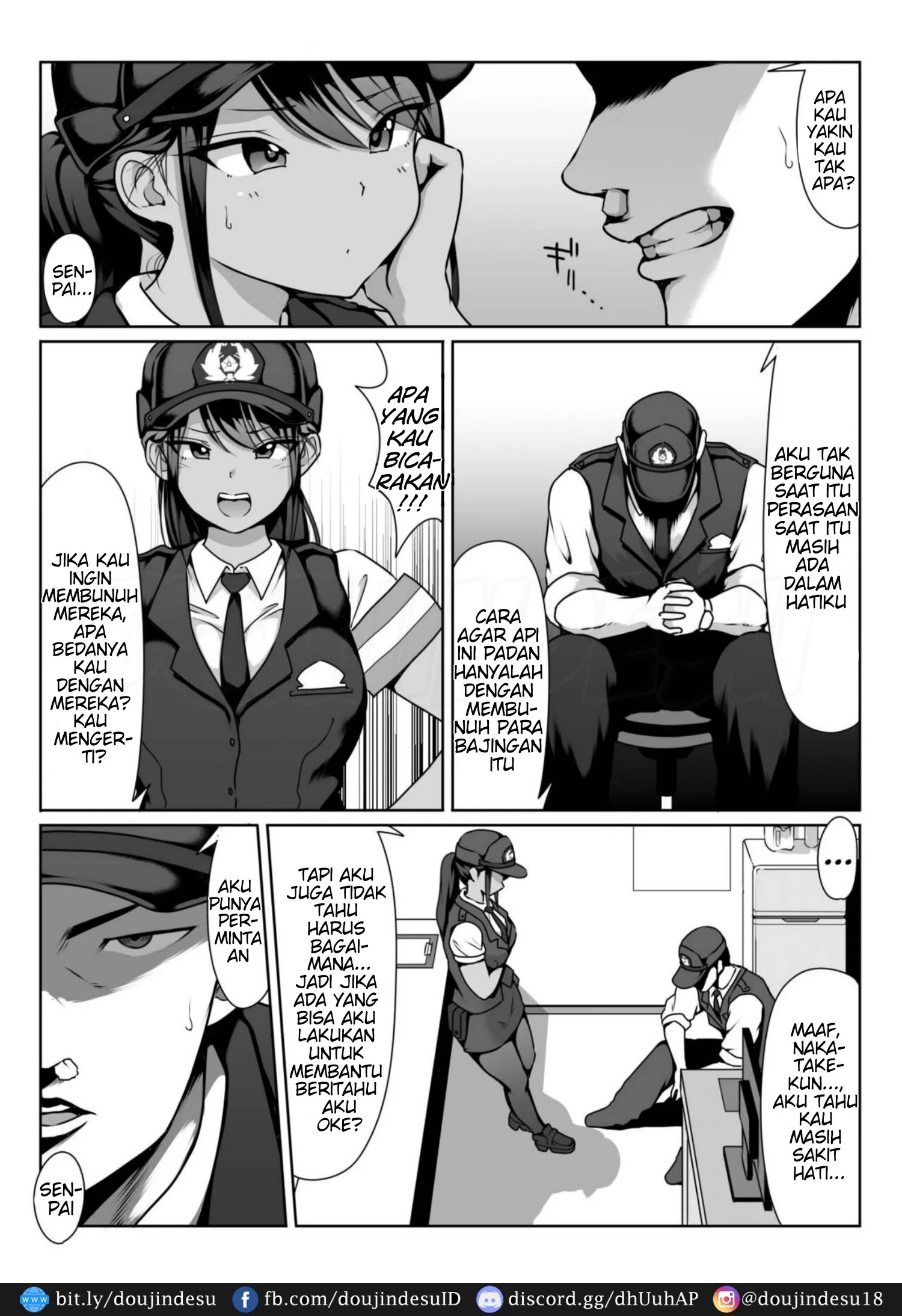 Akogare no Boku no Senpai to Kinmuchuu no Kouban de Muremure PanSto Sex Zuke.: Chapter chapter-1 - Page 16