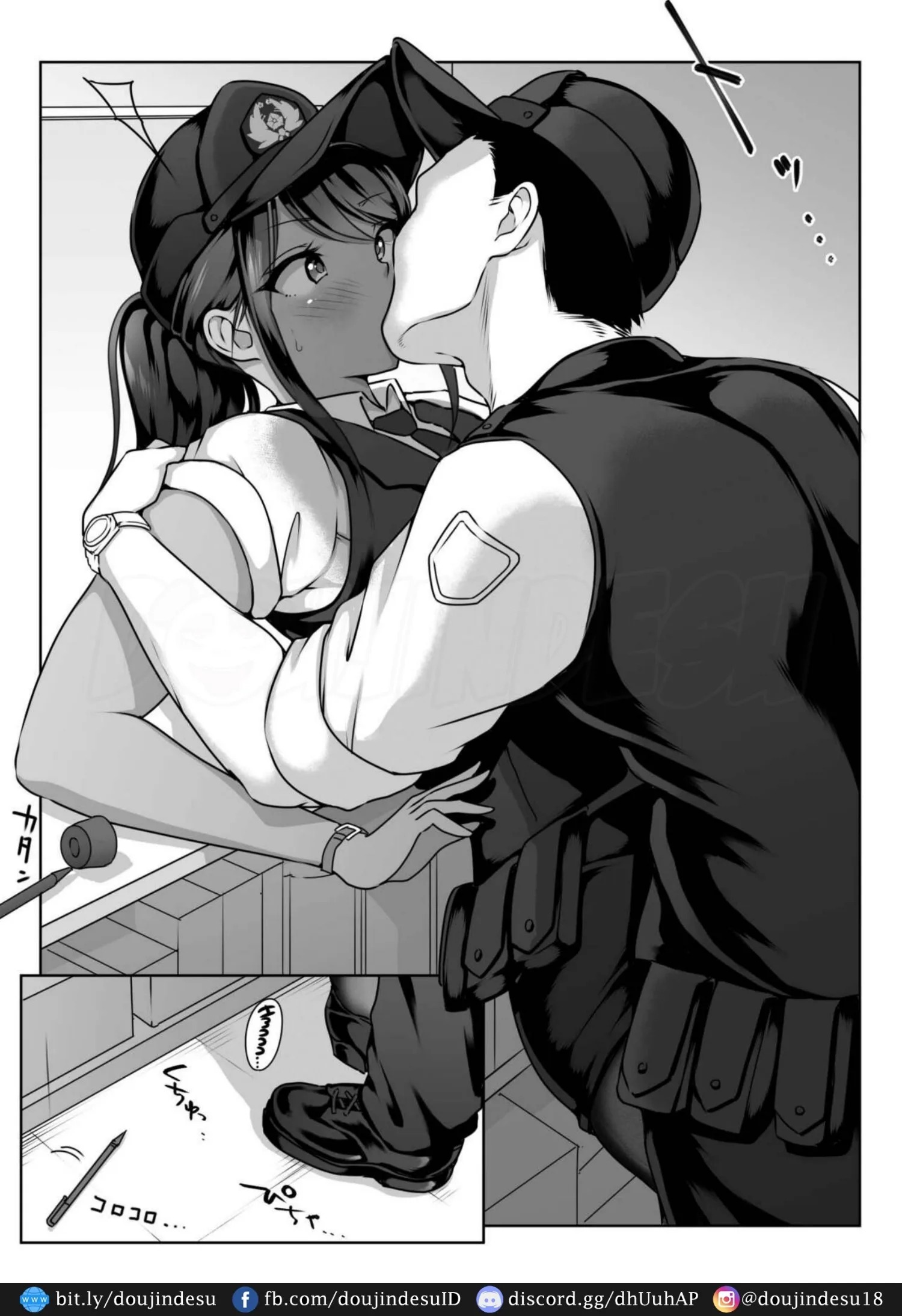 Akogare no Boku no Senpai to Kinmuchuu no Kouban de Muremure PanSto Sex Zuke.: Chapter chapter-1 - Page 21