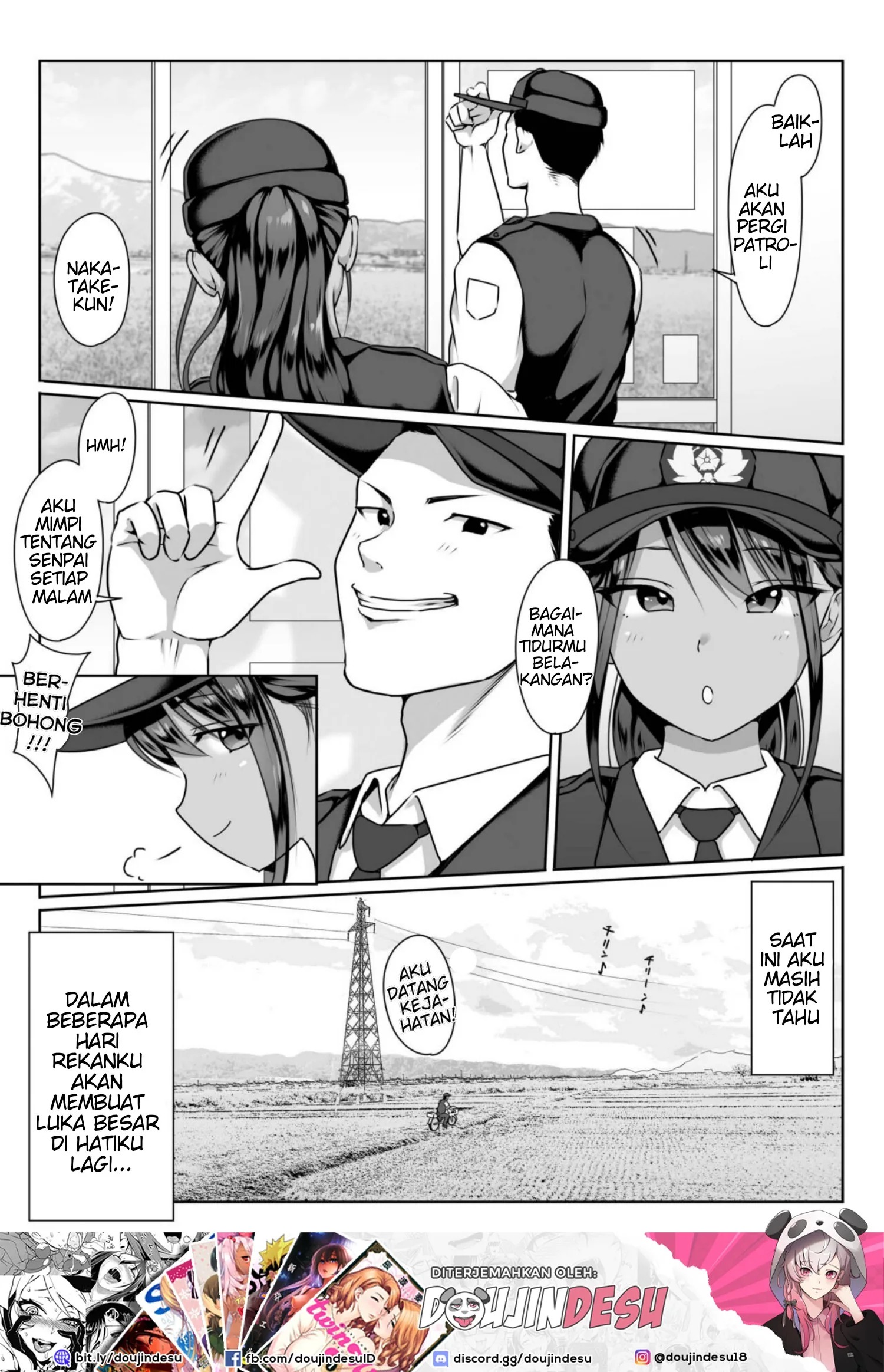 Akogare no Boku no Senpai to Kinmuchuu no Kouban de Muremure PanSto Sex Zuke.: Chapter chapter-1 - Page 49