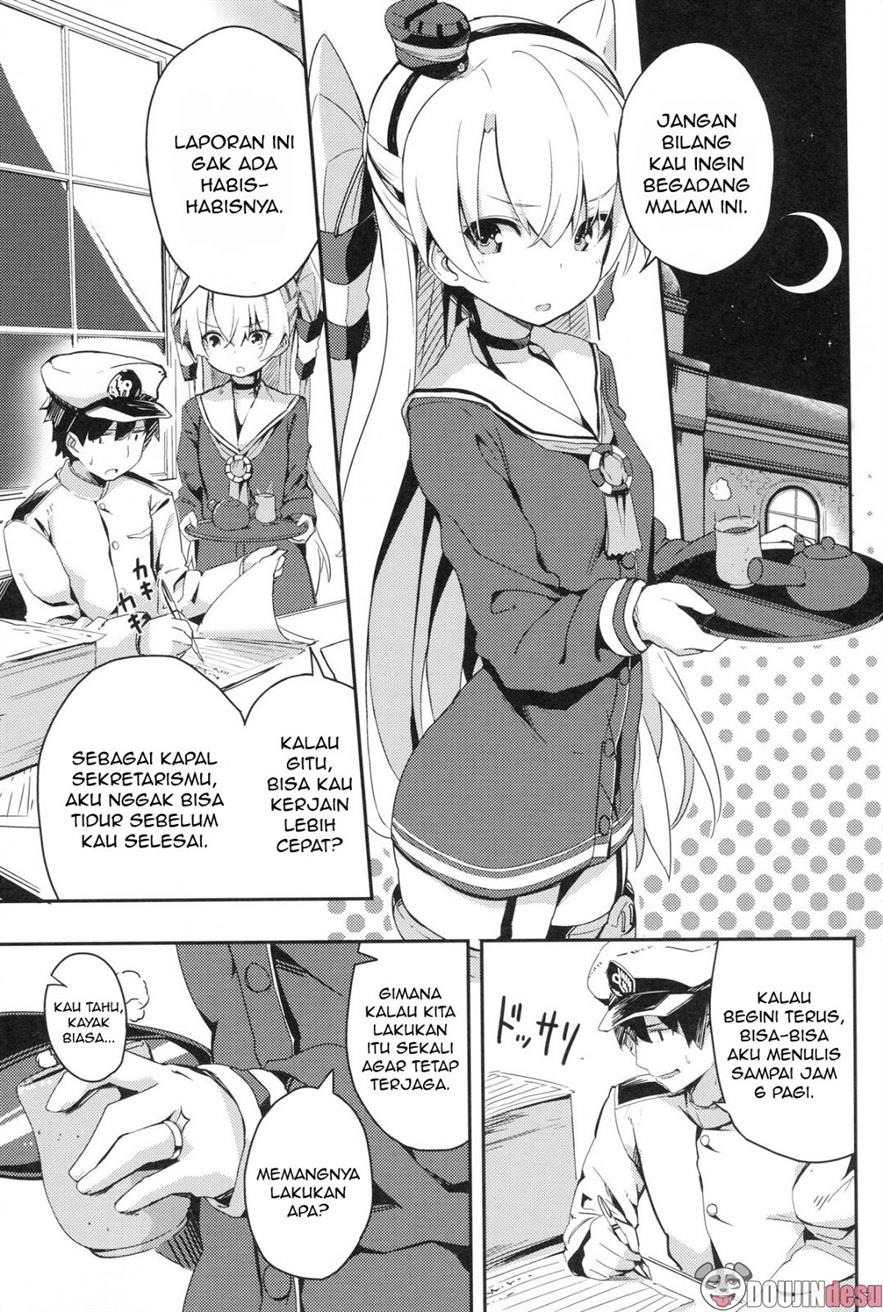 Amatsukaze to Tetsuya de H shinagara Houkokusho: Chapter chapter-1 - Page 3