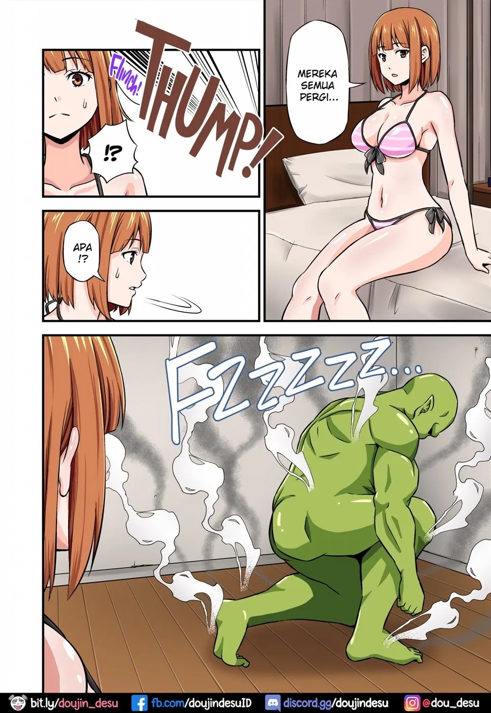 AV no Satsuei Genba ni Zetsurin Orc ga Isekai Teni Shite Shimatta Hanashi.: Chapter chapter-1 - Page 4