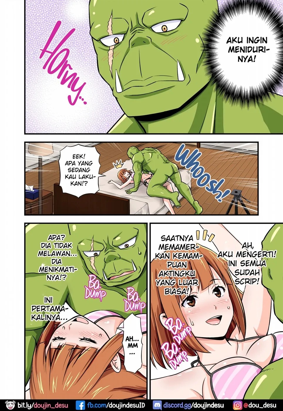 AV no Satsuei Genba ni Zetsurin Orc ga Isekai Teni Shite Shimatta Hanashi.: Chapter chapter-1 - Page 6