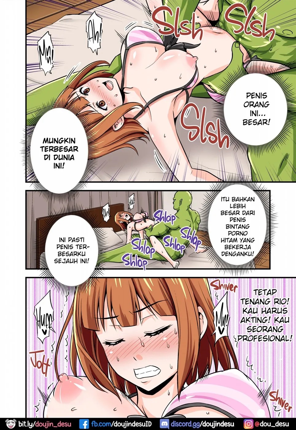 AV no Satsuei Genba ni Zetsurin Orc ga Isekai Teni Shite Shimatta Hanashi.: Chapter chapter-1 - Page 8