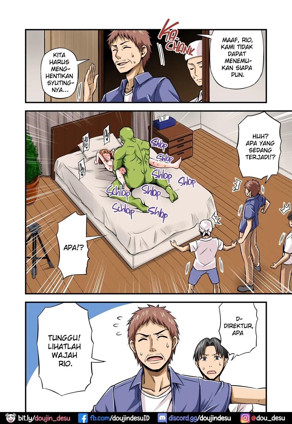 AV no Satsuei Genba ni Zetsurin Orc ga Isekai Teni Shite Shimatta Hanashi.: Chapter chapter-1 - Page 12