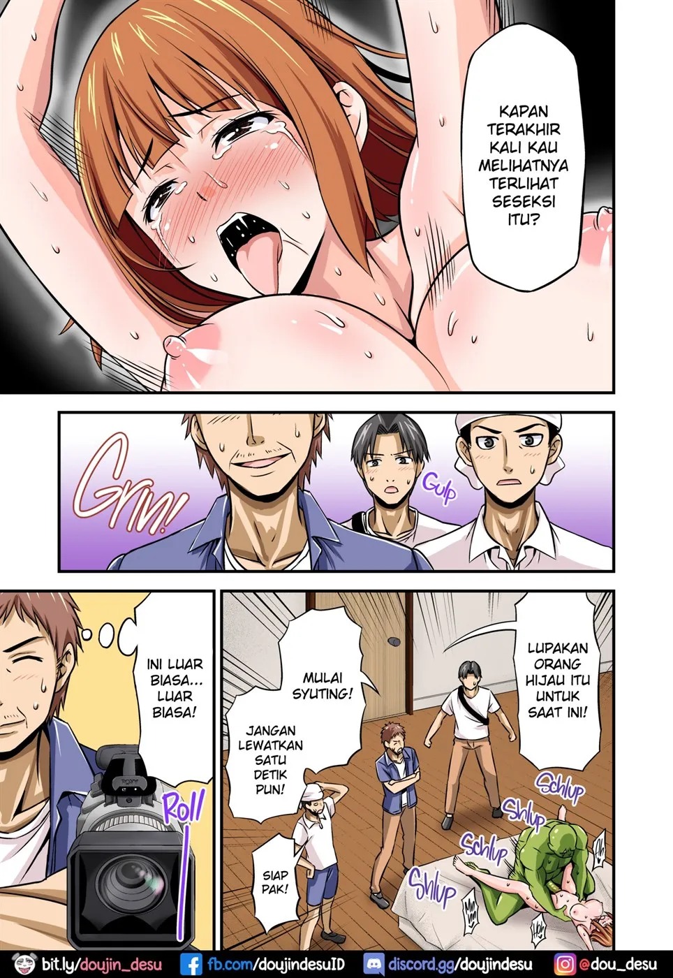 AV no Satsuei Genba ni Zetsurin Orc ga Isekai Teni Shite Shimatta Hanashi.: Chapter chapter-1 - Page 13