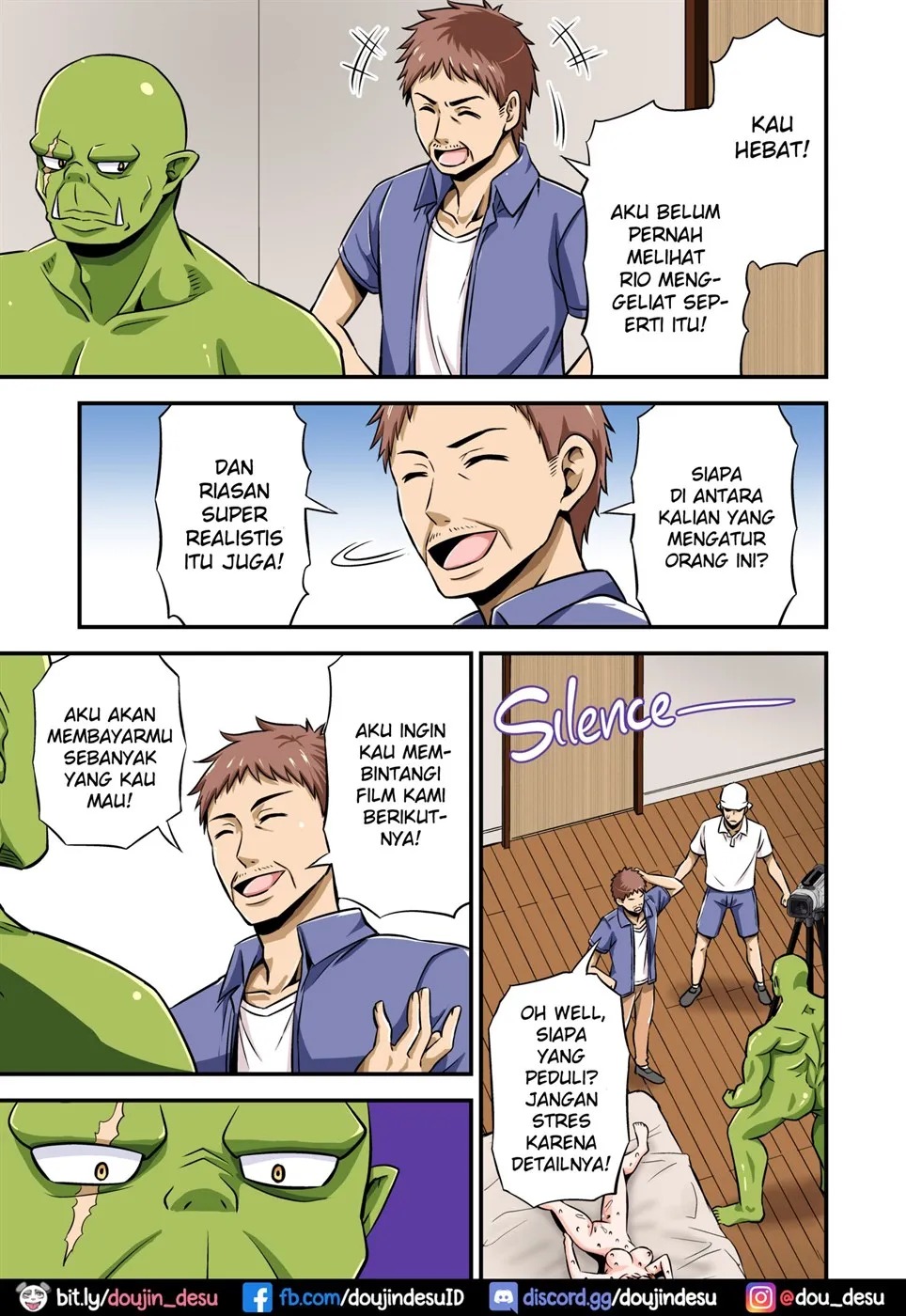 AV no Satsuei Genba ni Zetsurin Orc ga Isekai Teni Shite Shimatta Hanashi.: Chapter chapter-1 - Page 24