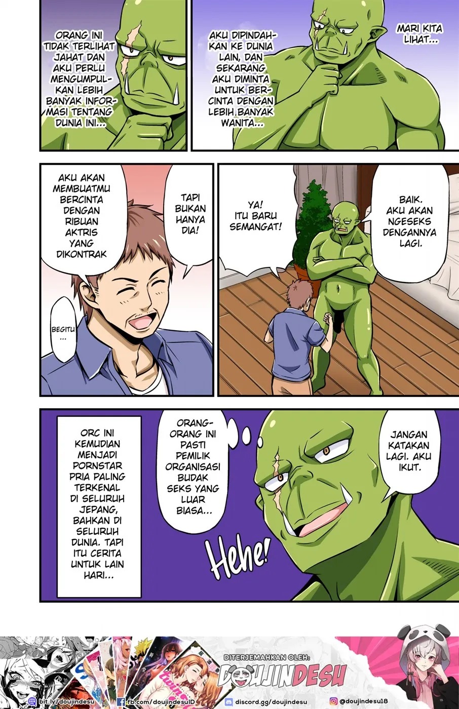 AV no Satsuei Genba ni Zetsurin Orc ga Isekai Teni Shite Shimatta Hanashi.: Chapter chapter-1 - Page 25