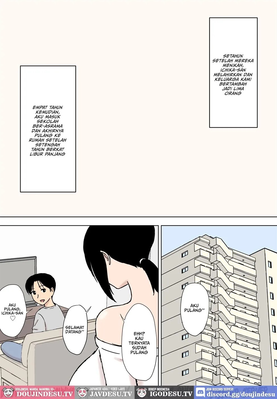 Bakunyuu Mama to Giri no Musuko-tachi: Chapter chapter-1 - Page 4