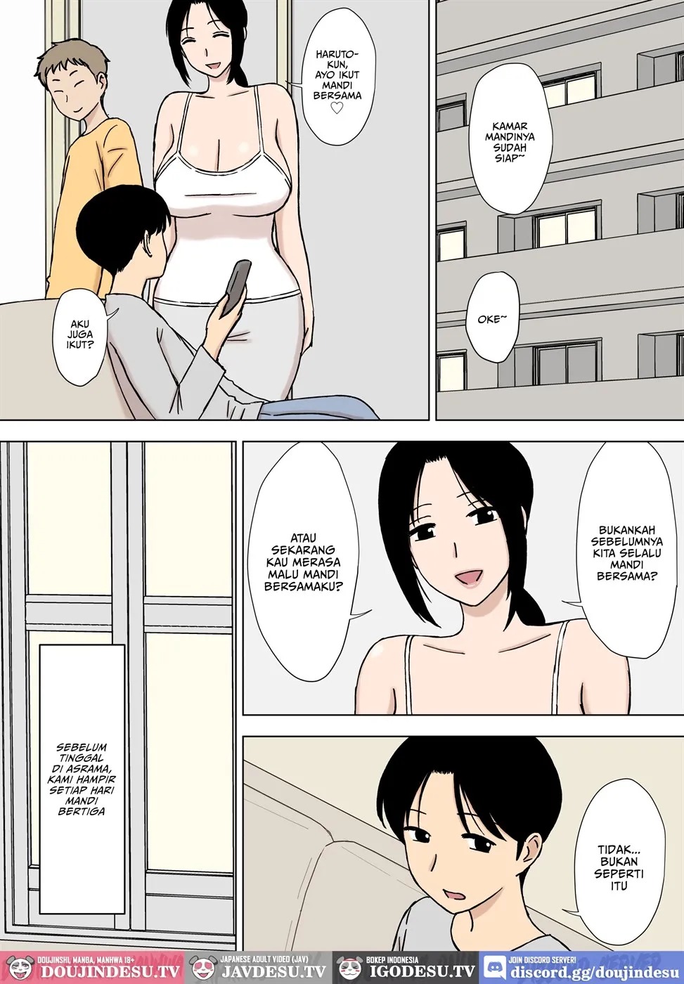Bakunyuu Mama to Giri no Musuko-tachi: Chapter chapter-1 - Page 7