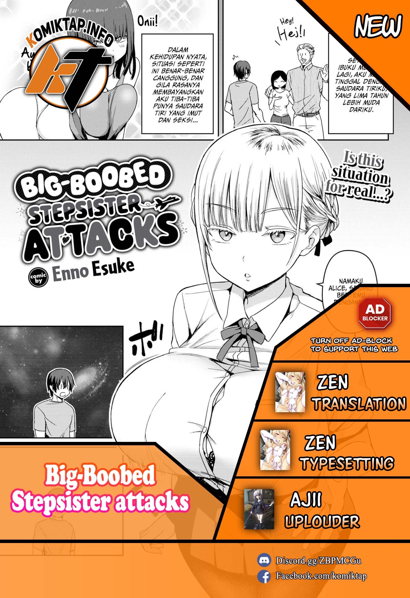 Big-Boobed Stepsister Attacks: Chapter chapter-2 - Page 1