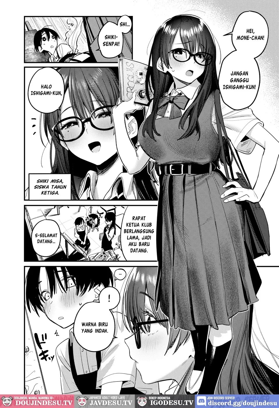Bijutsubu Harem Katsudou Nisshi ~Senpai no Slump Kaishou ni Kyouryoku shitara, Ikioi de 3P suru Koto ni Natta Hanashi~: Chapter chapter-1 - Page 6