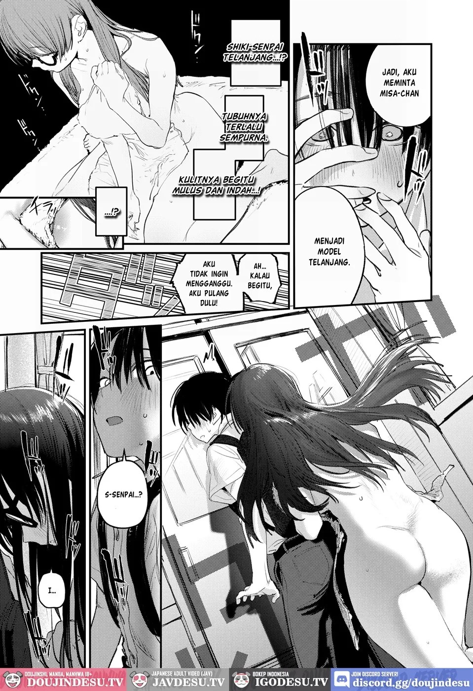 Bijutsubu Harem Katsudou Nisshi ~Senpai no Slump Kaishou ni Kyouryoku shitara, Ikioi de 3P suru Koto ni Natta Hanashi~: Chapter chapter-1 - Page 13