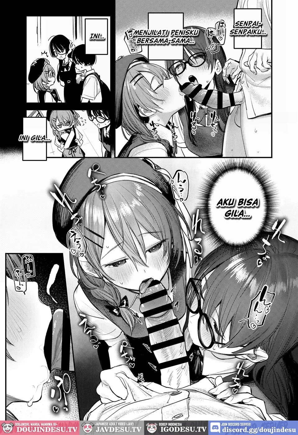 Bijutsubu Harem Katsudou Nisshi ~Senpai no Slump Kaishou ni Kyouryoku shitara, Ikioi de 3P suru Koto ni Natta Hanashi~: Chapter chapter-1 - Page 38
