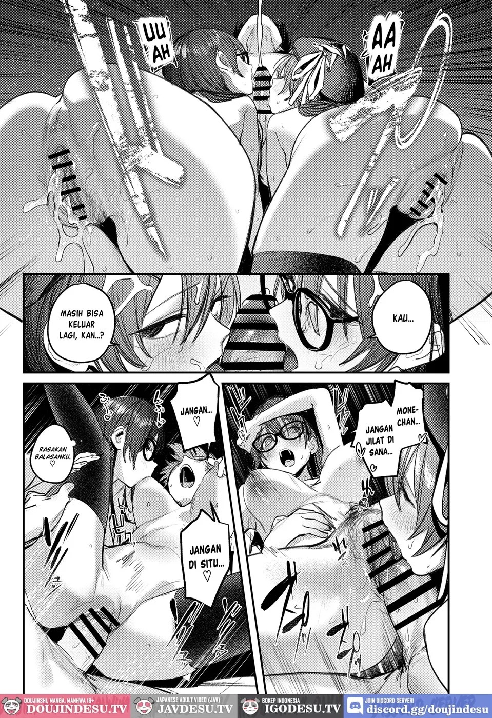 Bijutsubu Harem Katsudou Nisshi ~Senpai no Slump Kaishou ni Kyouryoku shitara, Ikioi de 3P suru Koto ni Natta Hanashi~: Chapter chapter-1 - Page 58