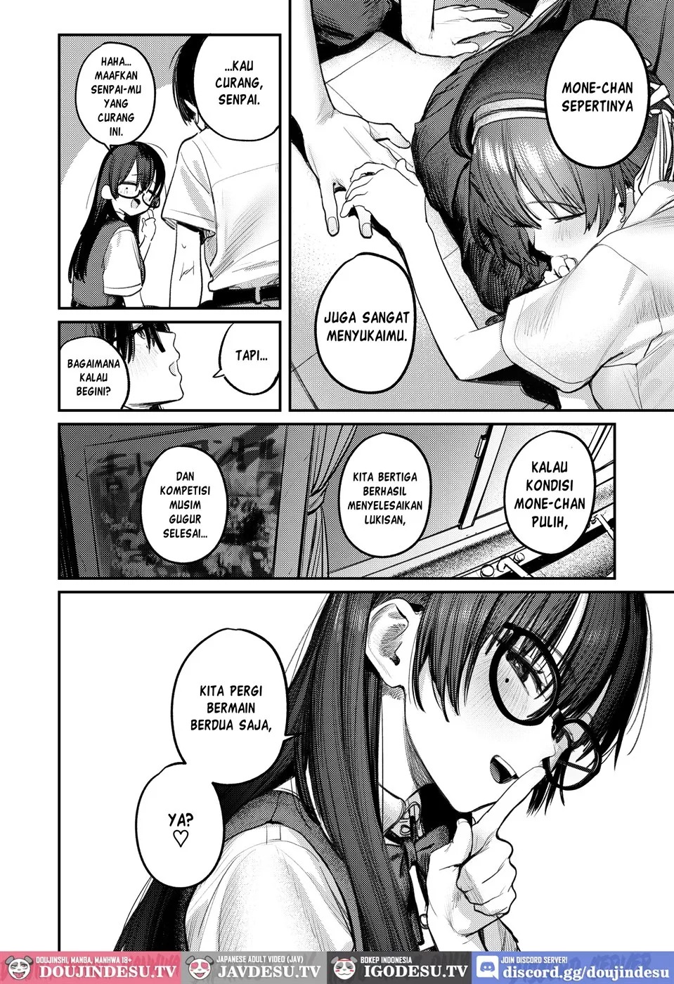 Bijutsubu Harem Katsudou Nisshi ~Senpai no Slump Kaishou ni Kyouryoku shitara, Ikioi de 3P suru Koto ni Natta Hanashi~: Chapter chapter-1 - Page 67