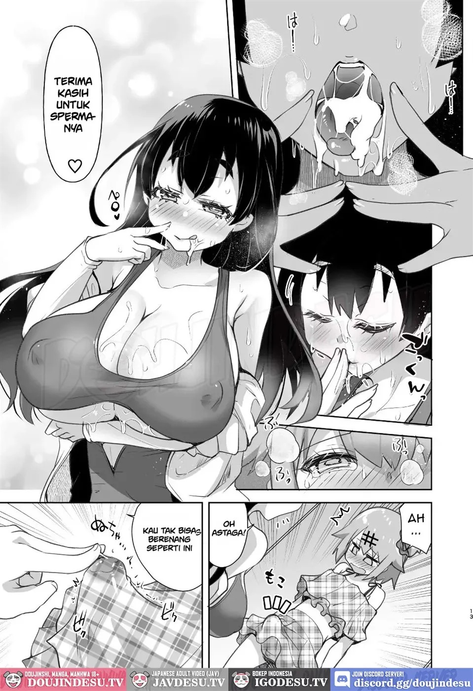 Bokkishi Yasui Josou Kareshi to Seisokei Inran na Kyonyuu Kanojo: Chapter chapter-1 - Page 14