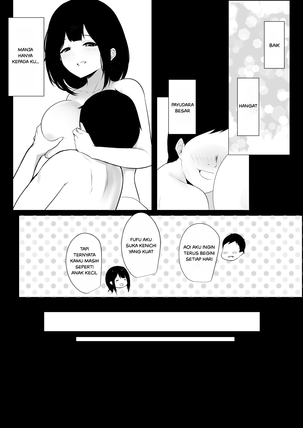 Boku dake ni Amaesasete Kureru Kyonyuu JK Tsuma o Hoka no Otoko ni Dakasete Mita: Chapter chapter-4 - Page 9
