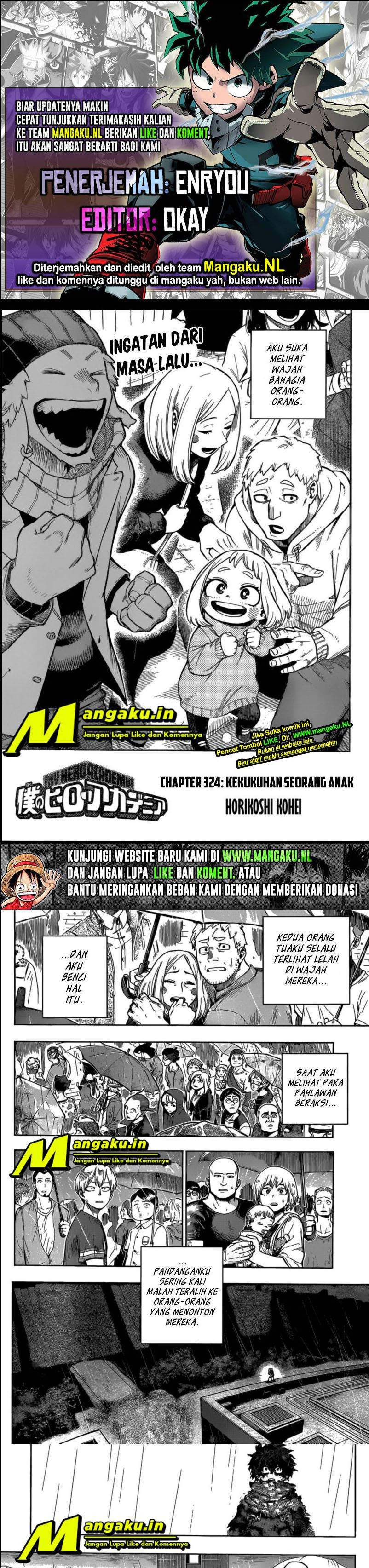 Boku no Hero Academia: Chapter chapter-324 - Page 1