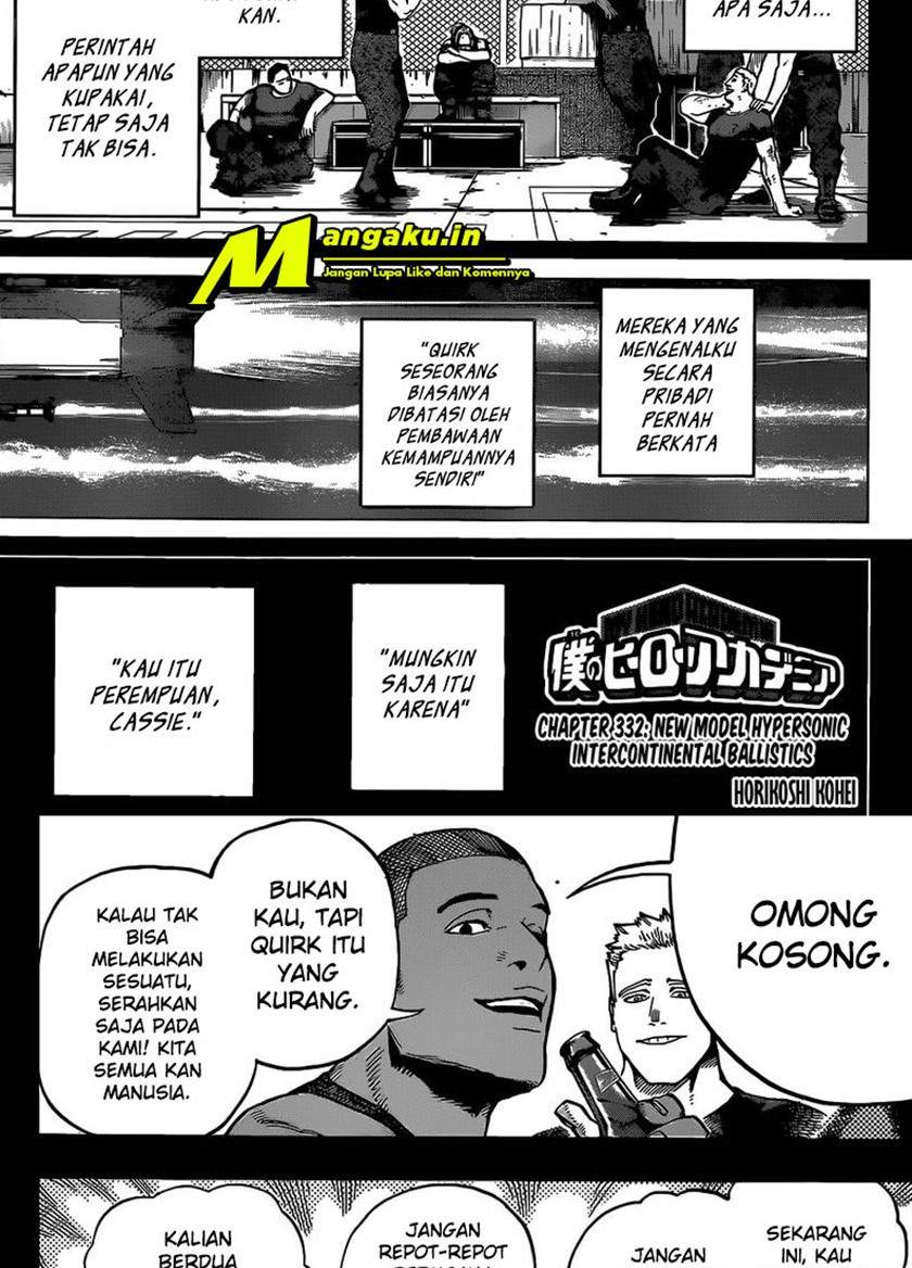 Boku no Hero Academia: Chapter chapter-332 - Page 2