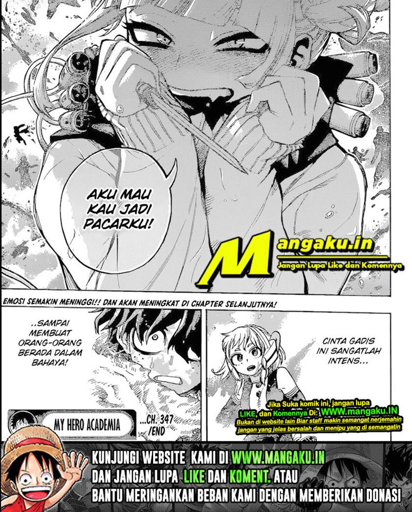Boku no Hero Academia: Chapter chapter-347 - Page 16