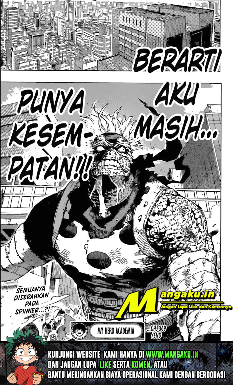 Boku no Hero Academia: Chapter chapter-369 - Page 16