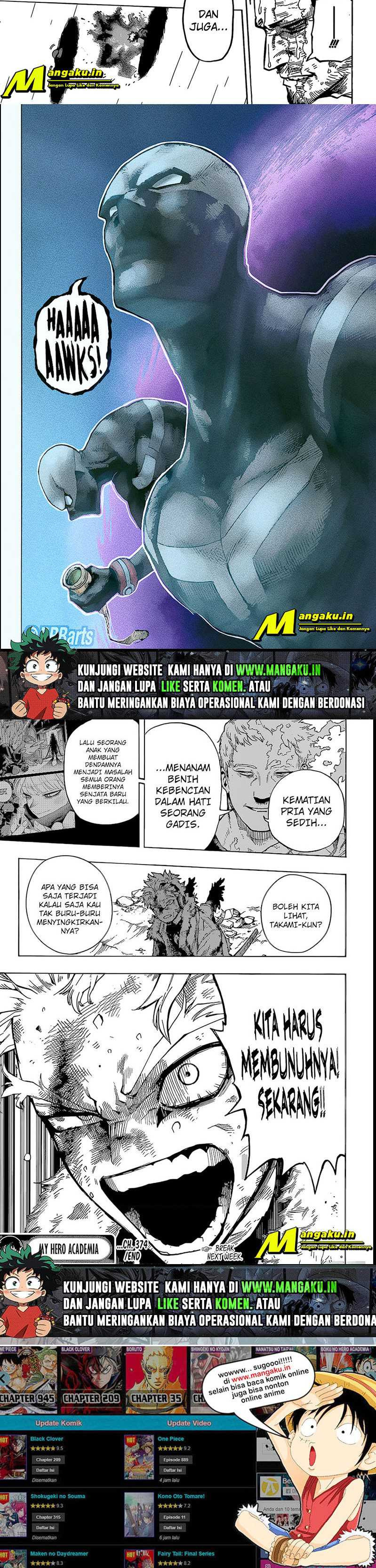 Boku no Hero Academia: Chapter chapter-374 - Page 5