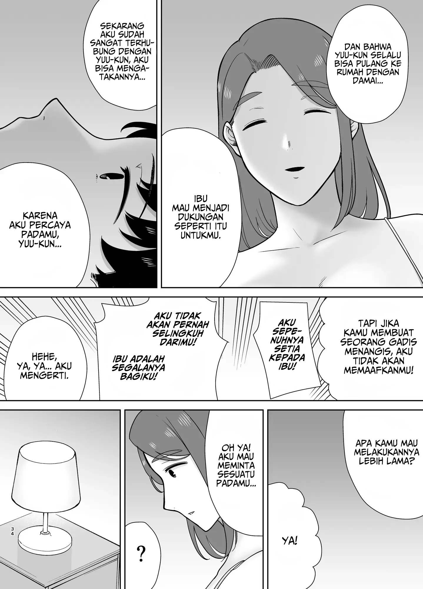 Boku no Kaa-san de, Boku no Suki na Hito: Chapter chapter-10 - Page 34