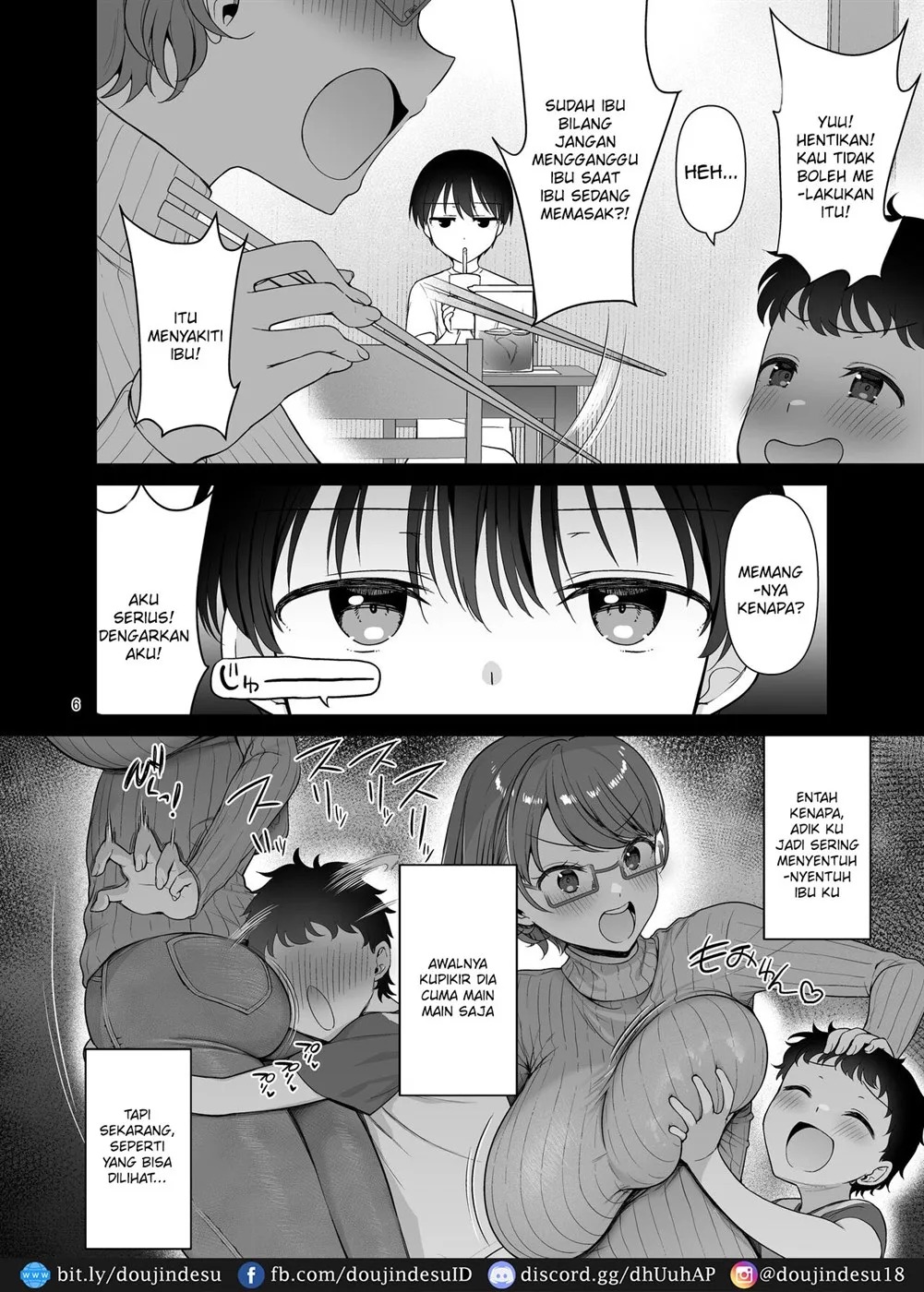Boku no Mama wa Otouto no Mae de dake Dosukebe ni Naru: Chapter chapter-1 - Page 7