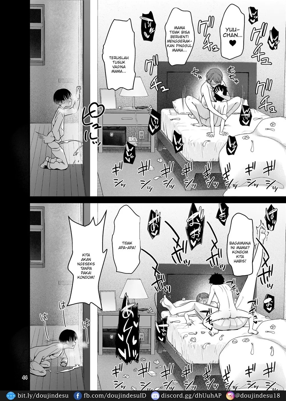 Boku no Mama wa Otouto no Mae de dake Dosukebe ni Naru: Chapter chapter-1 - Page 46