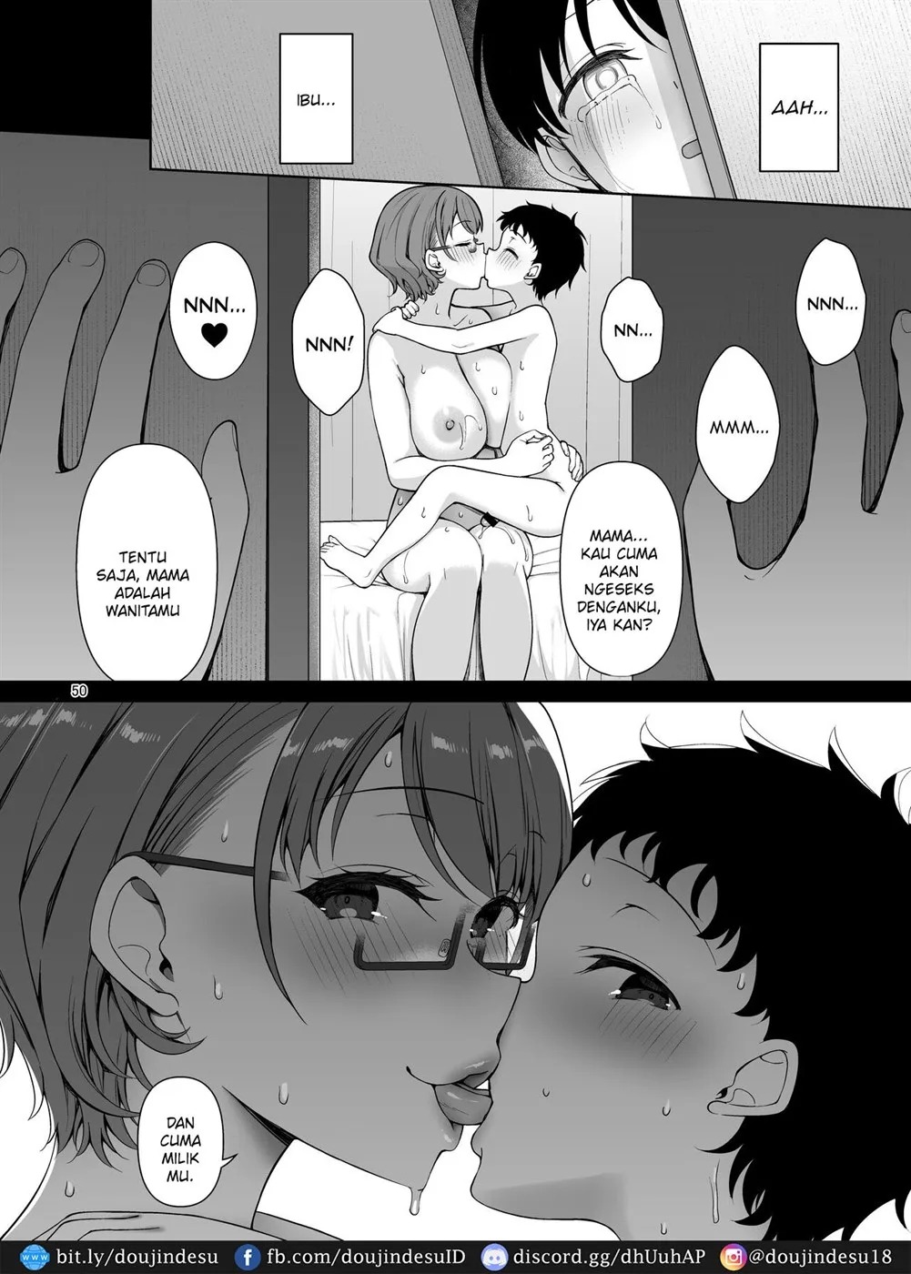 Boku no Mama wa Otouto no Mae de dake Dosukebe ni Naru: Chapter chapter-1 - Page 52