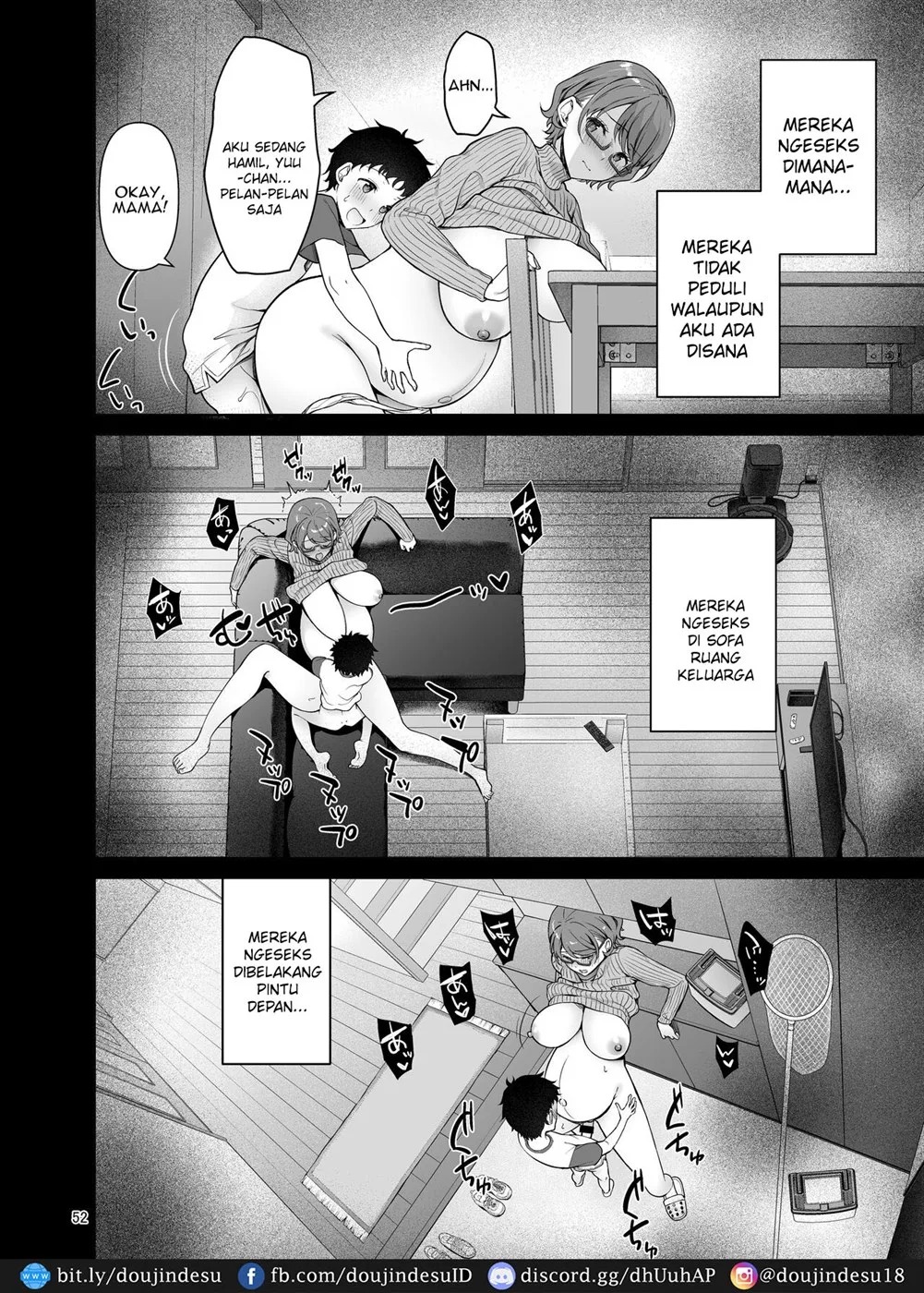 Boku no Mama wa Otouto no Mae de dake Dosukebe ni Naru: Chapter chapter-1 - Page 54
