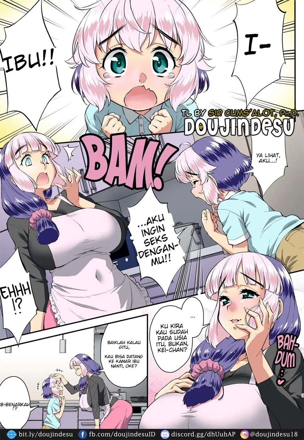 Boku to Futanari Mama no Amaama Fudeoro-sex: Chapter chapter-1 - Page 3