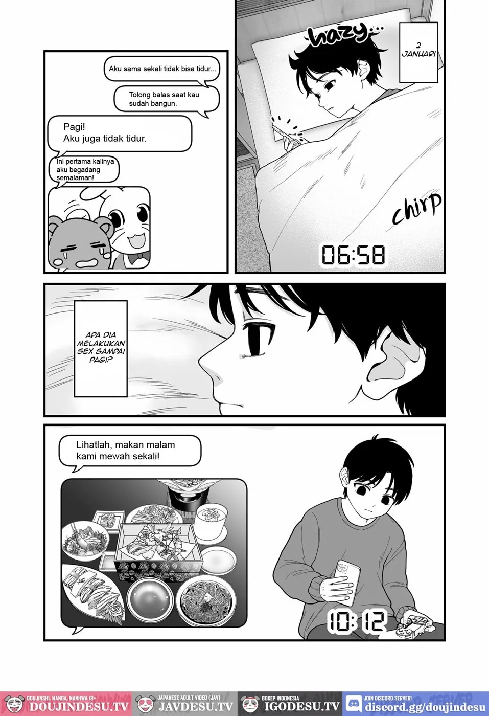 Boku to Kanojo to Goshujin-sama no Fuyuyasumi: Chapter chapter-3 - Page 10
