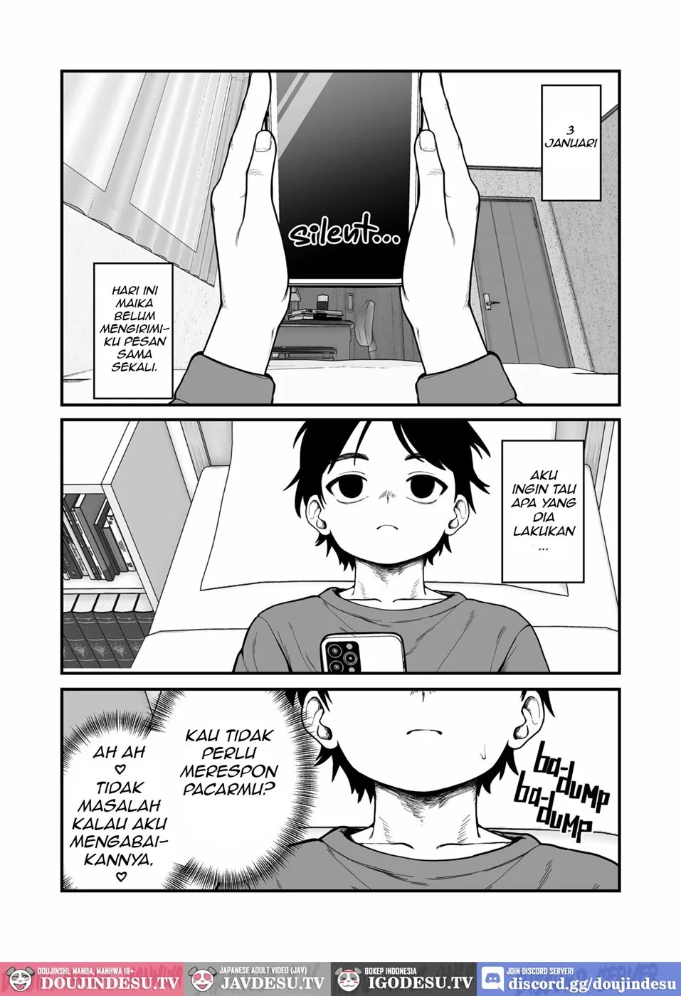 Boku to Kanojo to Goshujin-sama no Fuyuyasumi: Chapter chapter-3 - Page 12