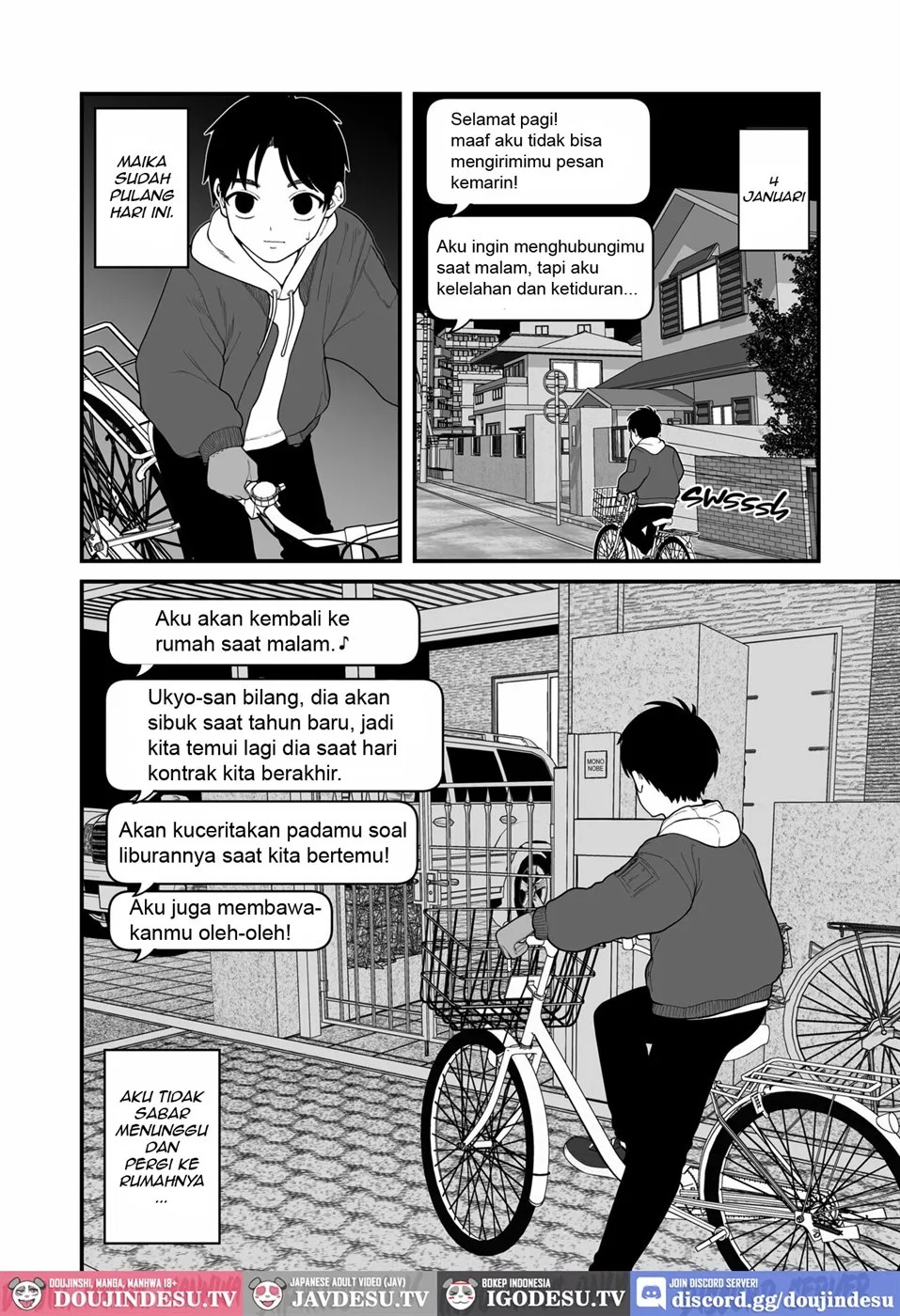 Boku to Kanojo to Goshujin-sama no Fuyuyasumi: Chapter chapter-3 - Page 14