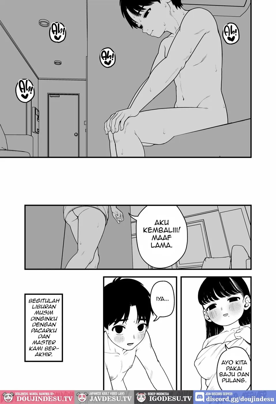 Boku to Kanojo to Goshujin-sama no Fuyuyasumi: Chapter chapter-3 - Page 50