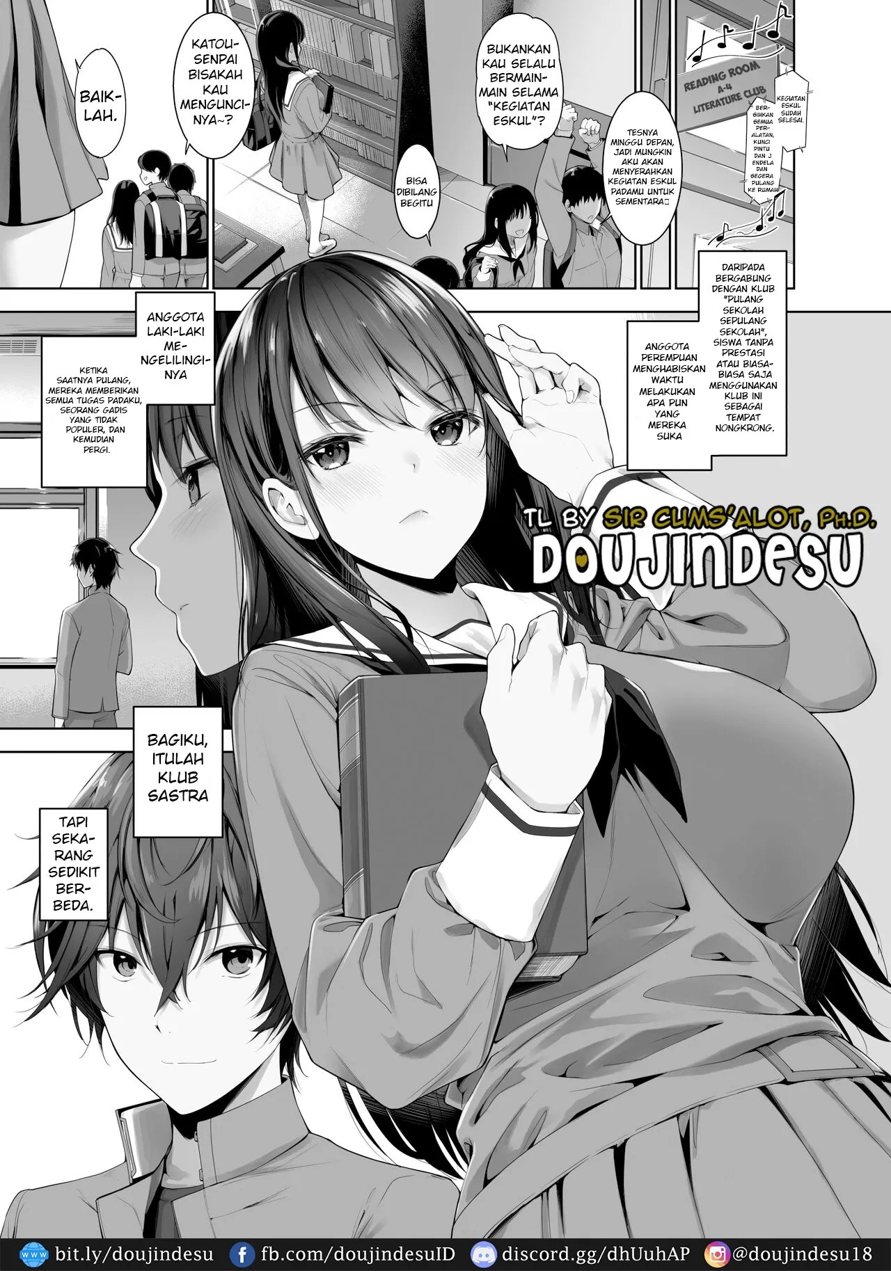 Boku to Riina Senpai no Himitsu no Bukatsudou ~Mysterious na Senpai ga Hatsujou Shite H ni Muchuu ni Naru Hanashi~: Chapter chapter-1 - Page 3