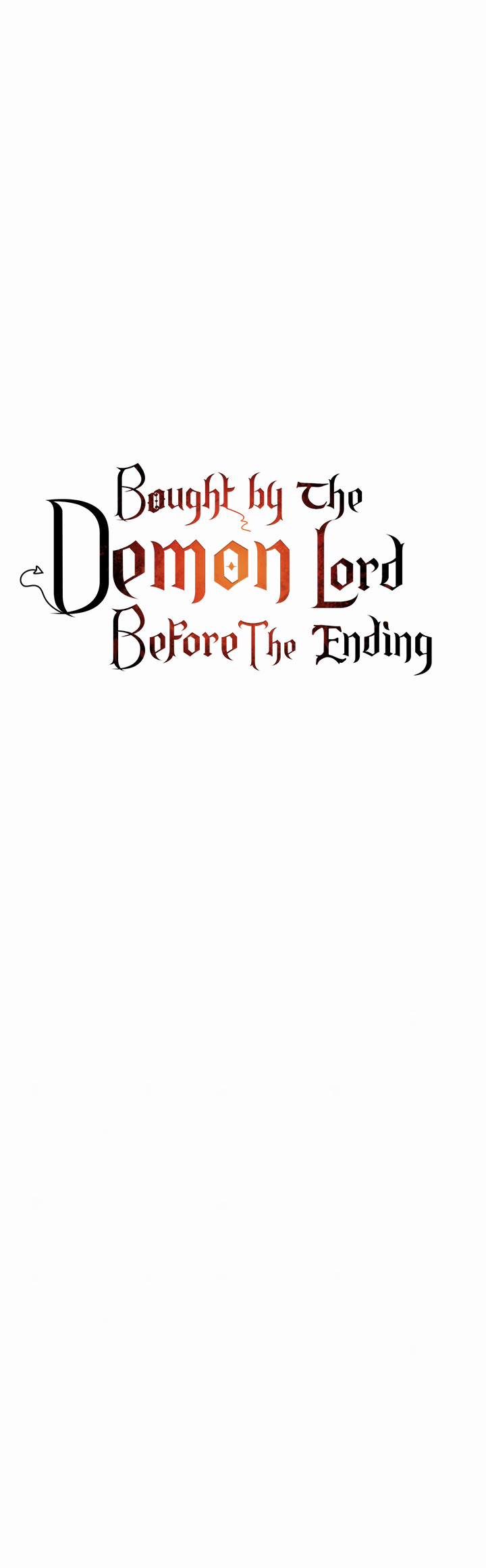 Bought By The Demon Lord Before The Ending: Chapter chapter-44 - Page 1