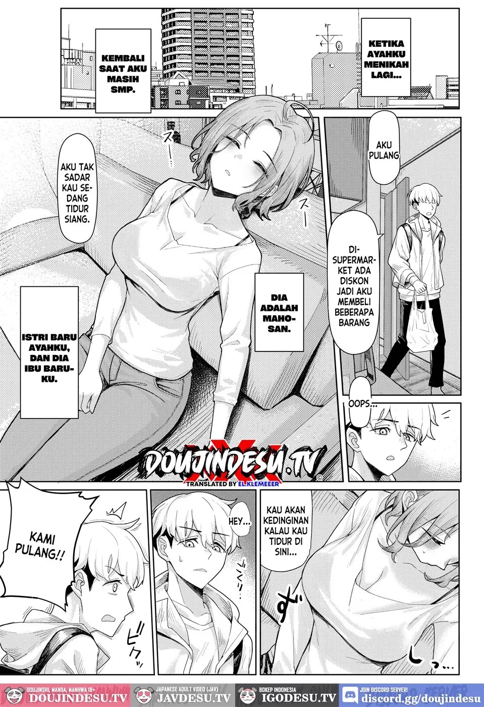 Chichi no Saikon de Doukyo suru Koto ni Natta Gibo no Gijou Shimai to Kawarugawaru Sex shite shimatta Hon: Chapter chapter-1 - Page 3
