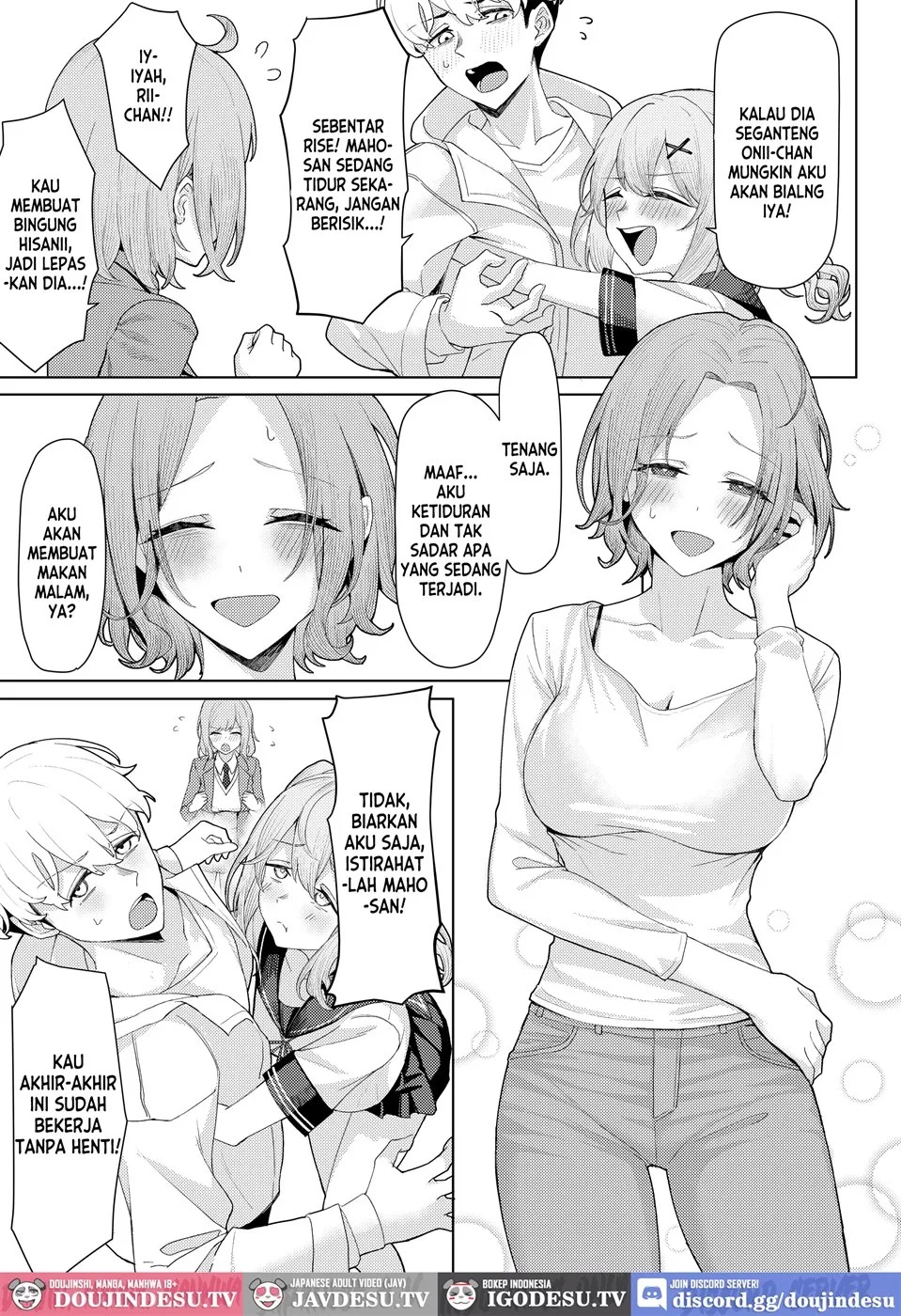 Chichi no Saikon de Doukyo suru Koto ni Natta Gibo no Gijou Shimai to Kawarugawaru Sex shite shimatta Hon: Chapter chapter-1 - Page 5