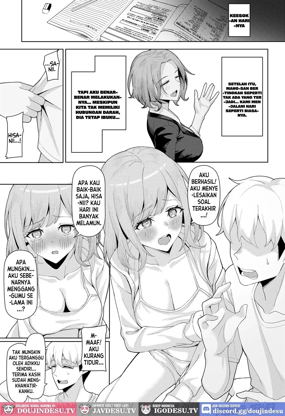 Chichi no Saikon de Doukyo suru Koto ni Natta Gibo no Gijou Shimai to Kawarugawaru Sex shite shimatta Hon: Chapter chapter-1 - Page 19