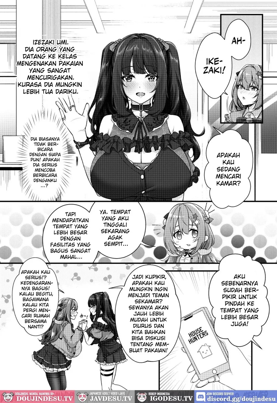 Chobakunyuu de Bonyuu Taishitsu no Watakushi to Hara ni Ichimotsu o Kakushite iru Jiraikei Joshi no Dousei Seikatsu: Chapter chapter-1 - Page 5