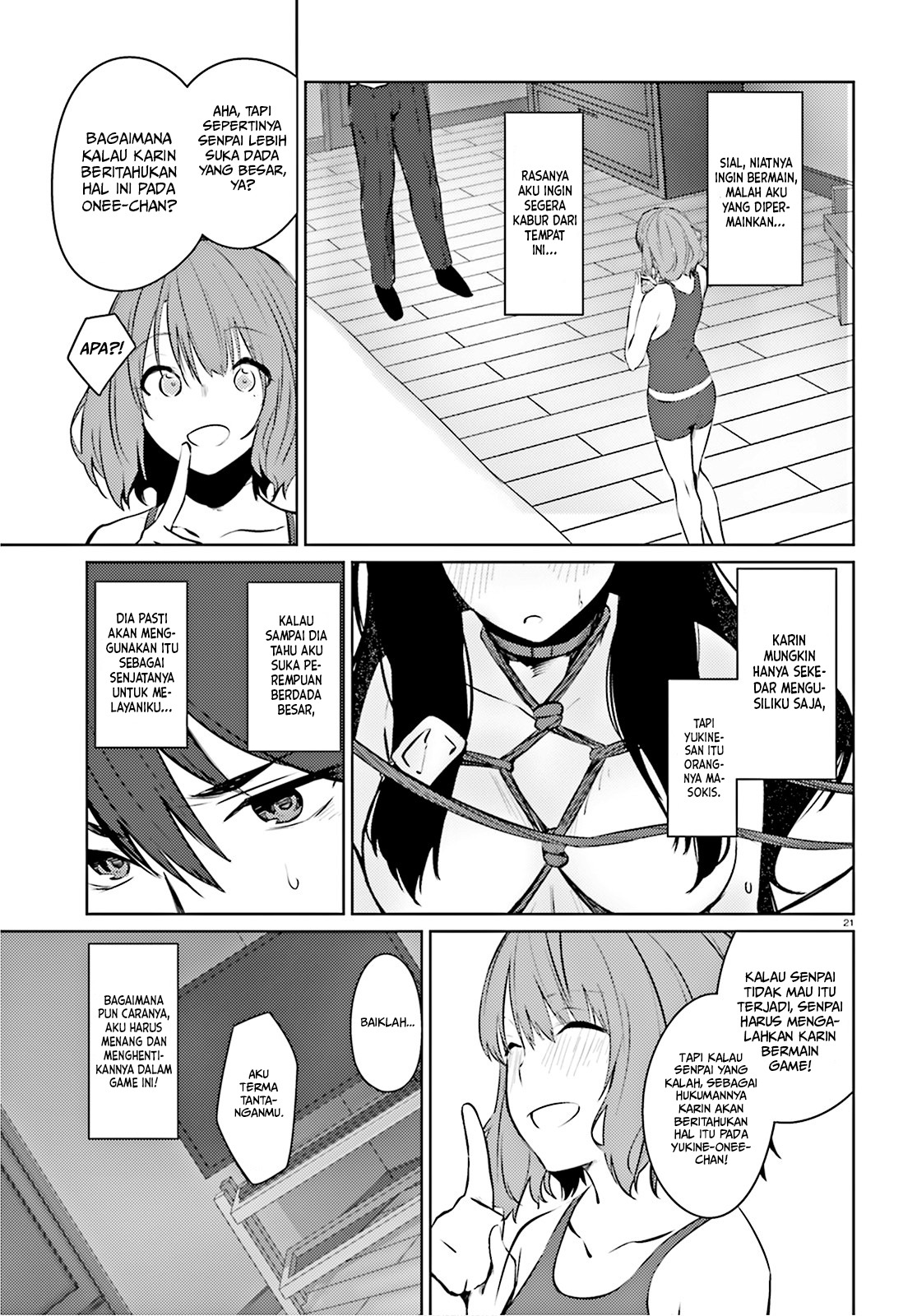Choppiri H na Sanshimai Demo, Oyome-san ni Shite Kuremasu ka?: Chapter chapter-5 - Page 21
