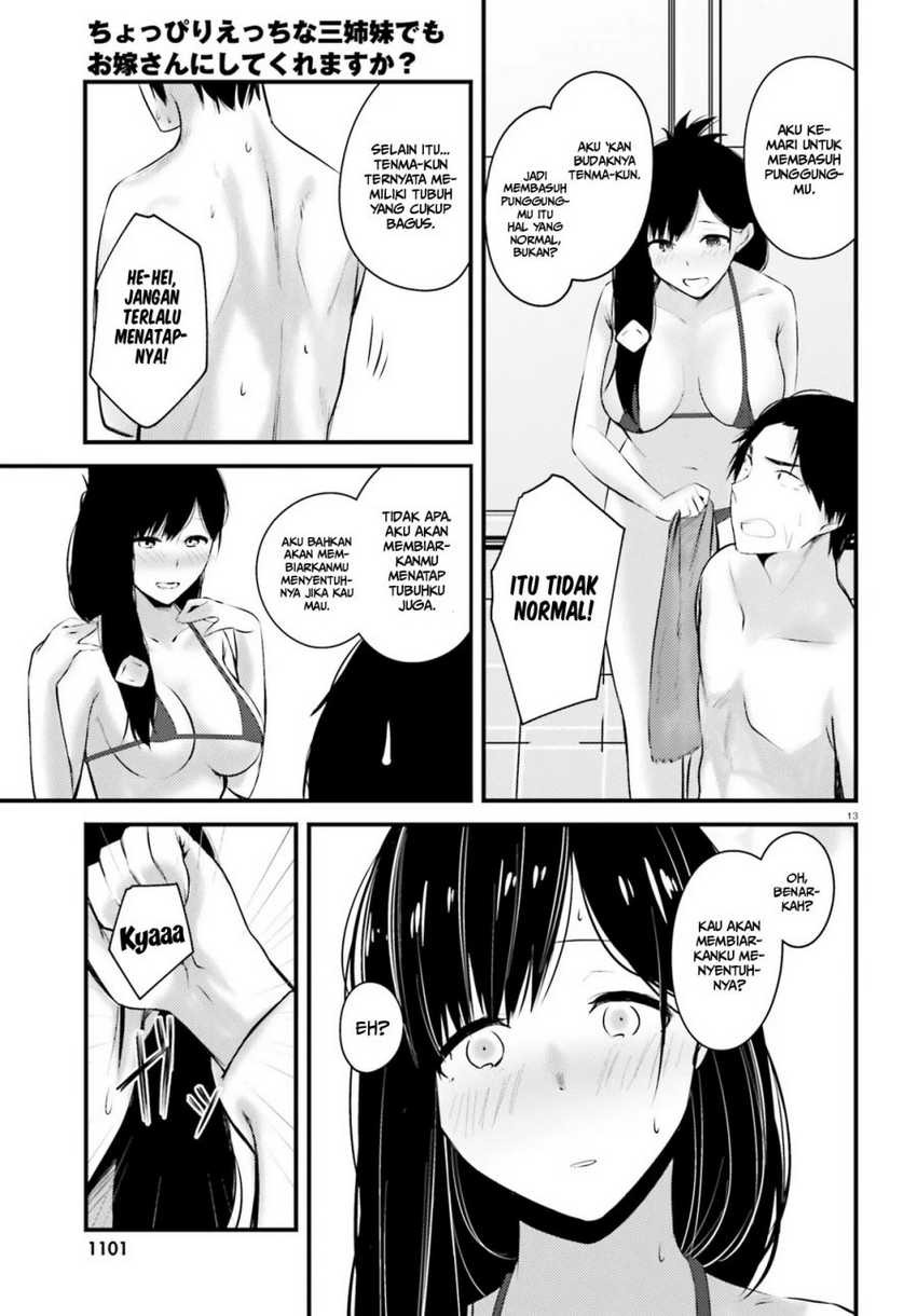 Choppiri H na Sanshimai Demo, Oyome-san ni Shite Kuremasu ka?: Chapter chapter-8 - Page 14