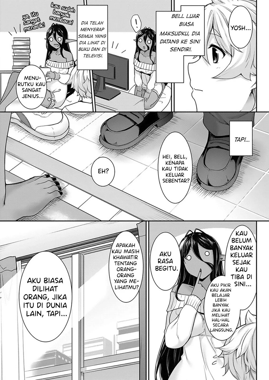 Chotto dake Ai ga Omoi Dark Elf ga Isekai kara Oikakete Kita: Chapter chapter-3 - Page 23