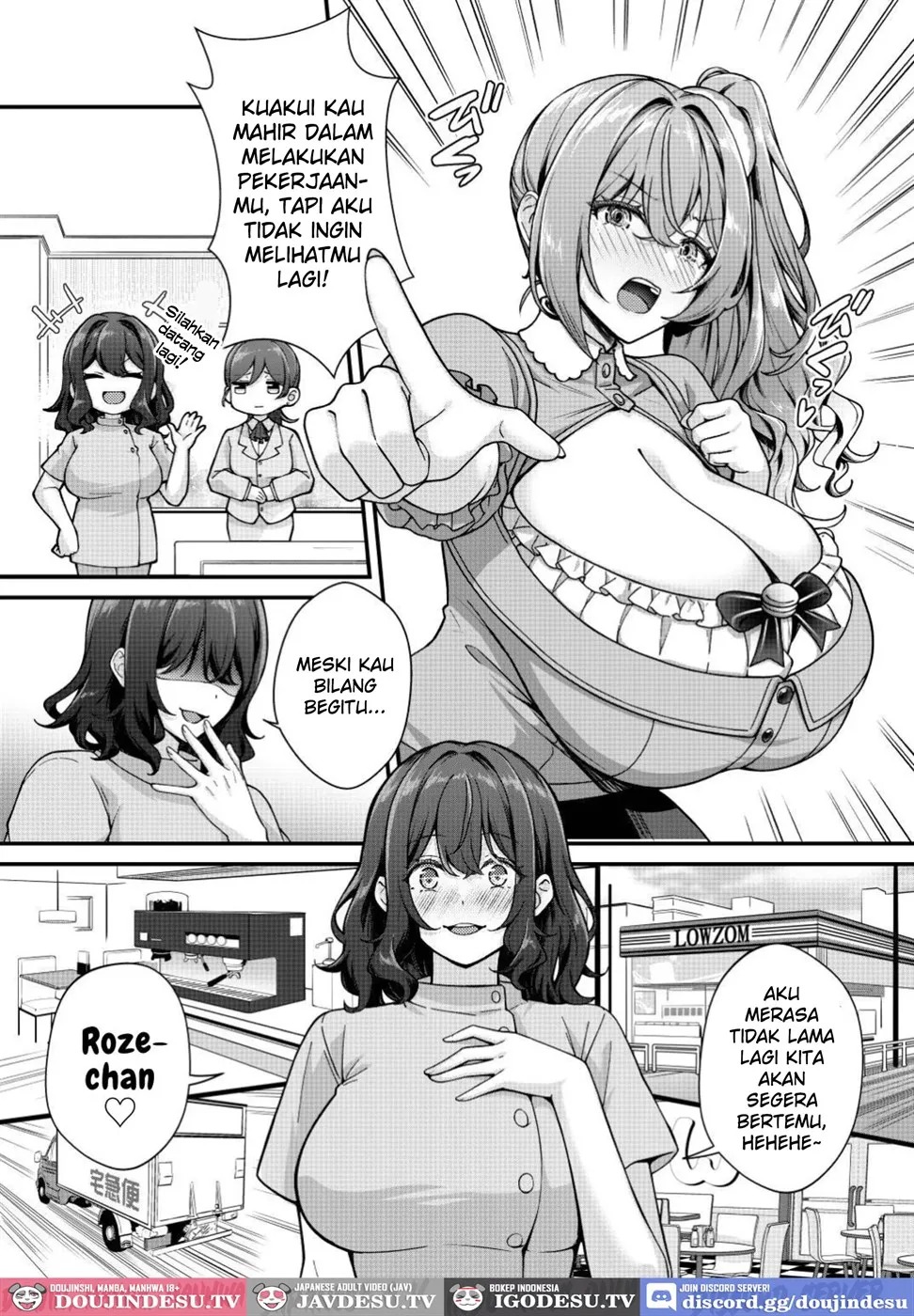 Choubakunyuu de Bonyuu Taishitsu no Watashi to Bakunyuu Daisuki Hentai Baito Senshi no Kusareen: Chapter chapter-1 - Page 34